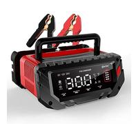 HTRC 30A Caricabatteria da Auto, 6V/12V/24V Caricabatterie Auto, Carica Batterie per Auto con Display LCD, Carica Batteria Auto per Barche SUV Litio LiFePo4 e Piombo Acido(AGM, GEL, MF, EFB, SLA, WET)