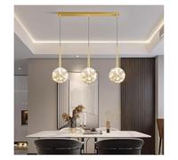 HTRDFWD Lampada a Sospensione Moderna Lampadari con Paralume in Vetro a Globo Lampade a Sospensione per Sala da Pranzo Lampade a Sospensione per Isola Cucina, (60cm)