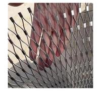 HTRDFWD Rete anticaduta in Acciaio Inossidabile 304, Rete di Sicurezza a X per Alta Quota, per balconi, Recinzione di Protezione per pollame, 10 cm/2 mm(1.2x15m/3.93x49.21ft)