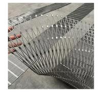 HTRDFWD Rete antifurto in Acciaio Inossidabile 304 Rete anticaduta Rete di Sicurezza per balaustra con Cavo Flessibile ad Alta Quota Rete anticaduta da 10 cm/2 mm(1x30m/3.28x98.4ft)