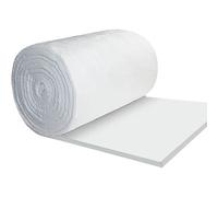 HTRDHT Coperta in Fibra Ceramica Isolante - Isolamento Termico e Ignifugo Senza Manutenzione per Forni e Stufe a Legna - Lana di Roccia ad Alta Tem(Size:1m * 0.61m * 10mm(393.7 * 24.02 * 0.39 inches))
