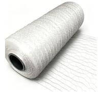 HTRDHT Rete per palline rotonde, resistente alle intemperie, rete per fieno, multicolore, taglia bianca, rete in rete (1,05 x 2000 m)