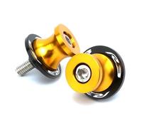 HTRTROOC Accessori per Motociclette Bobine Slider Cavalletto Viti Custodia R3 YZF-R3 YZFR3 2015-2025 Tutto L'Anno Bobine del cursore del forcellone(Oro)