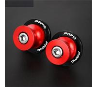 HTRTROOC Supporto per Forcellone Oscillante per Moto da 10 Mm Viti Cursori per Rocchetti del Accesso per CFMOTO Papio Nova ST PAPIO XO Tutto L'Anno Bobine del cursore del forcellone(RED24)