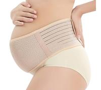 HTRTRR Cintura di Supporto Maternità per Gravidanza e Post-Parto, Fascia Regolabile per Dolore alla Schiena e Addome, Supporto Ergonomico e Traspirante, Comfort per Donna (colore della pelle)