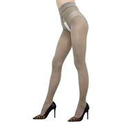 HTRUIYATY Senza Cuciture Collant Per Donna Lucidi Denari Sexy A Vita Alta Calze Olio Collant Setosi in Seta