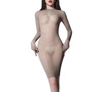 HTRUIYATY Sexy Bodystocking Donna Vestiti Lucidi Catsuit Bodysuit Sexy Tutina Intera Bodystocking