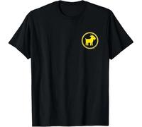 HTRWSNVX Don't Push That Goat T-Shirt - Greatest of all Time Font & Back T-Shirt Black L