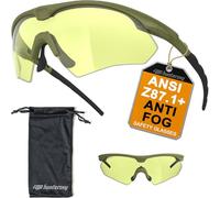 HTS HUNTERSKY S53 anti fog Tactical Tiro Range Occhiali di Sicurezza Ballistic protezione degli occhi Caccia Airsoft Equitazione Pickleball