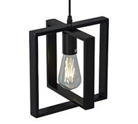 HTsilphelene lampadari da cucina, lampadario della tavola da pranzo, lampadari da cucina per la sala da pranzo il salone, corridoio del foyer, struttura di legno. (Nero,1 luci a)
