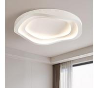 HTsilphelene Moderna Plafoniera,50cm Dimmerabile 3000K-6500K Lampada Da Soffitto, Plafoniera Led Soffitto Lampadario A Forma Di Creatività Minimalista Per Soggiorno, Camera Da Letto, Cucina(A 50CM)