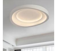 HTsilphelene Moderna Plafoniera, Dimmerabile 3000K-6500K Lampada Da Soffitto, Plafoniera Led Soffitto Lampadario A Forma Di Creatività Minimalista Per Soggiorno, Camera Da Letto, Cucina (D, 50CM)