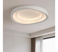 HTsilphelene Moderna Plafoniera, Dimmerabile 3000K-6500K Lampada Da Soffitto, Plafoniera Led Soffitto Lampadario A Forma Di Creatività Minimalista Per Soggiorno, Camera Da Letto, Cucina(D 60CM)