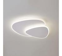 HTsilphelene Moderna Plafoniera, Dimmerabile 3000K-6500K Lampada Da Soffitto, Plafoniera Led Soffitto Lampadario A Forma Di Creatività Minimalista Per Soggiorno, Camera Da Letto, Cucina(C 50CM)