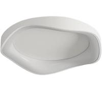 HTsilphelene Plafoniera a Led, Plafoniera Rotonda Personalità, Plafoniere Moderne Minimaliste per Camera da Letto Soggiorno Ristorante (Bianco,52 cm)