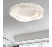 HTsilphelene Plafoniera Led,60CM Dimmerabile 3000K-6500K,Forma Minimalista