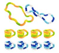 HTTDSLF 10 Pezzi Twister Fidget Toy, Twister Fidget Giocattolo, Fidget Toy Tangle, Fidget Twister Mano Giocattolo, Hand Toys for Autism,Hand Eye Coordination Toy,Decompression Toy Set