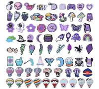 HTTDSLF 73 Pezzi Ciondoli per Scarpe, Charm Decorativi, Ciondoli per Bambini, Ciondolo Decorativi per Scarpe, Decorazioni per Clog, per Bambini, Adulti, Regalo per Feste di Compleanno