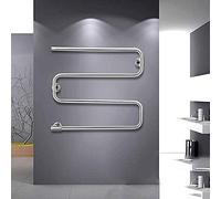 HTTGDGDH Scaldasalviette Curvo, Scaldasalviette Elettrico, Scaldasalviette Elettrico per Il Bagno, L'Ultimo Scaldasalviette Elettrico di Quarta Generazione nel 2019, Cablato,(Cablato)