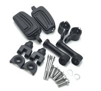 HTTMT Nero 1.5 " Flusso Lungo Piede Pioli Per Harley Sportster Strada Bob