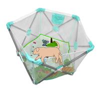 HTTMT Recinto Lettino Portatile Leggero Blu Per Cani Bambini Interno/Esterno