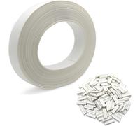 HTTMT Vista Blocco Privacy Recinto Nastro Trama & Supporto & Ottone Chiusure PVC