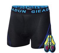 HTTOAR Pantaloncini Ciclismo Mutande Bici Uomo Pantaloncini MTB Sottopantaloncini Ciclismo Bicicletta Imbottiti 3D Leggeri e Traspirante Shorts per Uomo e Donna (20D, XL)