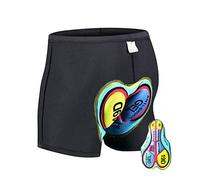 HTTOAR Pantaloncini Ciclismo Mutande Bici Uomo Pantaloncini MTB Sottopantaloncini Ciclismo Bicicletta Imbottiti 3D Leggeri e Traspirante Shorts per Uomo e Donna (19D, XXXL)
