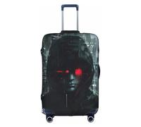 Httup Hacker Era - Copribagagli da viaggio con cerniera nascosta, pratico, elastico, lavabile, per valigie, bianco, XL, Bianco, X-Large