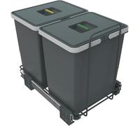 Httxyp Pattumiera 26 Litri Differenziata Estraibile per Base