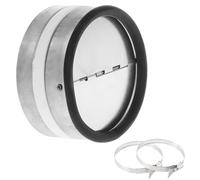 HTTYHT Valvola di Ritiro DN 150 mm Valvola di Ritegno Acciaio Zincato con Valvole in Alluminio e Guarnizione in Gomma Valvola di Non Ritorno per Cappa Aspirante Tubo Condotto Sistemi di Ventilazione