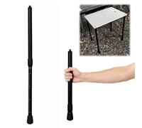 HTU Adjustable Metal Desk Leg, Telescopic Desk Legs, Tool-Free Installation Aluminum Alloy Folding Table Legs for Outdoor Cooking Picnic BBQ-2 table legs