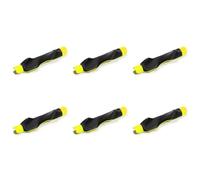 HTU Assistente di Allenamento per Impugnatura Golf, Dispositivo Compatto per Migliorare la Posizione Corretta della Mano Destra, sviluppa la Memoria Muscolare e potenzia Le abilità-Yellow-6PCS
