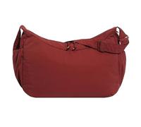 HTU Borsa a Tracolla a Mezzaluna in Nylon da Donna Borsa a Tracolla Slouchy in Tinta Unita Borsa a Tracolla con Cerniera di Grande Capacità per Viaggi Shopping Lavoro (Rosso)