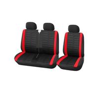 HTUHBCX 1+2 Pezzi/Set Coprisedili Auto Four Seasons all-Inclusive | Cuscino Sedile Design Traspirante E Antiscivolo Coprisedili Auto(RED)