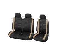 HTUHBCX 1+2 Pezzi/Set Coprisedili Auto Four Seasons all-Inclusive | Cuscino Sedile Design Traspirante E Antiscivolo Coprisedili Auto(BEIGE)