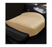 HTUHBCX Coprisedile Auto in Pelle Impermeabile Universale 1 Pezzo | Cuscino Sedile Avvolgere Il Cuscino Protettivo Inferiore Coprisedili Auto(Beige 1PCS)