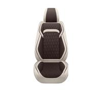 HTUHBCX Coprisedili Auto Universali Accessori Interni | Cuscino Sedile Protettore Quattro Stagioni Impermeabile Con Airbag Coprisedili Auto(Beige Coffee)