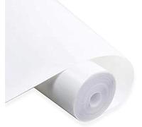 HTV - Rotolo di vinile da stirare su vinile, 30,5 cm x 3 m, per silhouette e cricut, facile da tagliare e da applicare con ferro da stiro, in vinile, per stampare a caldo, per t-shirt, colore: Bianco