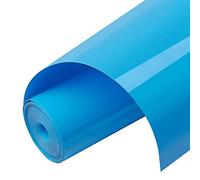 HTV - Rotolo di vinile da stirare su vinile, 30.5 cm x 3 m, per silhouette e cricut, facile da tagliare e da applicare con ferro da stiro, in vinile, per T-shirt, colore: Bianco (blu bambino)