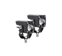 HTVTKRFGRL Fari Per Moto Fari Fari Fendinebbia A LED Per Moto 120W 18000LM 6 Modalità Di Illuminazione Luci Ausiliarie A LED Con Staffa Di Montaggio(Red light)