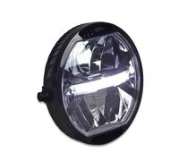 HTVTKRFGRL Fari Per Moto Fari Faro Anteriore A LED Universale Per Moto Stile Moderno E Retrò Con Certificazione CE E8 36W(Running lights white)
