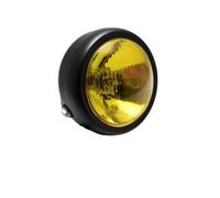 HTVTKRFGRL Fari Per Moto Fari Per CG125 Per GN125 Motociclo Retro Metallo Lente 5.75 Pollici 35W Faro Anteriore Alogeno Faro Anteriore(A style)
