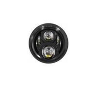 HTVTKRFGRL Fari Per Moto Fari Per Hummer H1 H2 1 Faro LED Da 7 Pollici Per Moto Abbaglianti/anabbaglianti DRL Indicatori Di Direzione Rotondo Da 7 Pollici(Black 4)