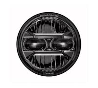 HTVTKRFGRL Fari Per Moto Fari Per Shadow VT 600 700 750 1100 VTX 1300 1800 Faro Anteriore LED Rotondo Universale Da 5.75" Pollici Per Moto DRL 5 3/4(Black1)