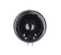 HTVTKRFGRL Fari Per Moto Fari Per Shadow VT 600 700 750 1100 VTX 1300 1800 Faro Anteriore LED Rotondo Universale Da 5.75" Pollici Per Moto DRL 5 3/4(Black)