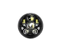 HTVTKRFGRL Fari Per Moto Fari Per Sportster 1200 XL1200L XL1200C 883 XL883 883L XL883R 48 Faro Anteriore Per Moto A LED Da 5.75" E 5 3/4" Nero(Black)