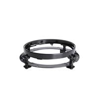 HTVTKRFGRL Fari Per Moto Fari Per Touring Road King Per Ultra Classic Electra Moto Faro Rotondo 7 Pollici Set Luci Fendinebbia 4.5 Pollici LAMPADA H4(03black1pcs)