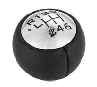 HTVTKRFGRL Per Solo Manopola Pomello Leva Cambi Manuale 5 Marce/6 Marce Vestibilità Standard Per Peugeot 307 Pelle Sintetica Nero Elegante Leva Del Cambio 1 Pezzo(5 speed)