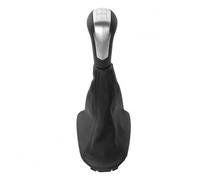 HTVTKRFGRL Pomello Con Copertura Pomello Leva Cambi Manuale Per Spark 2011 2013 2014 2015 2016 Pelle A 5 Velocità Cromato/Argento/Nero Elegante Manopola Cambio 1 Pezzo(Silver)